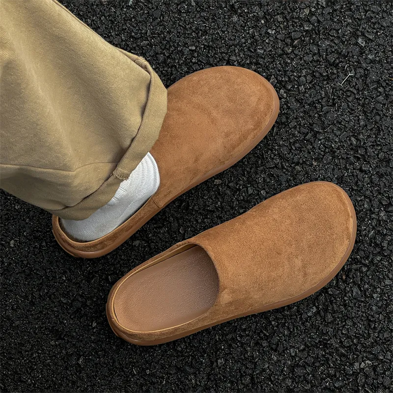 ΛOLUNKΛ Odor Resistant Abrasion Resistant Slip Resistant Closed Toe Slippers Unisex-4