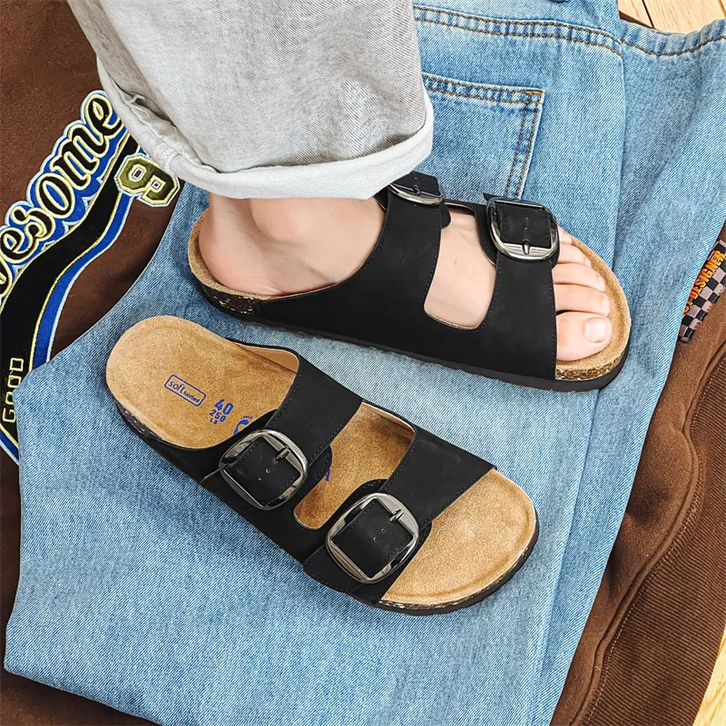 ΛOLUNKΛ Quick Dry And Abrasion Resistant Slide Slippers Unisex-9