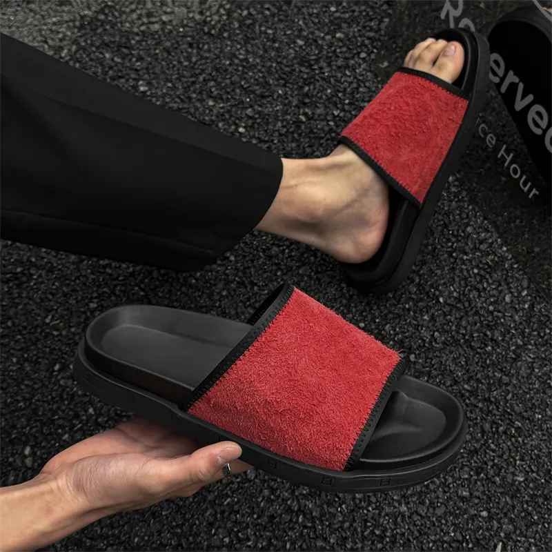ΛOLUNKΛ Slip Resistant Slide Slippers Men's-3
