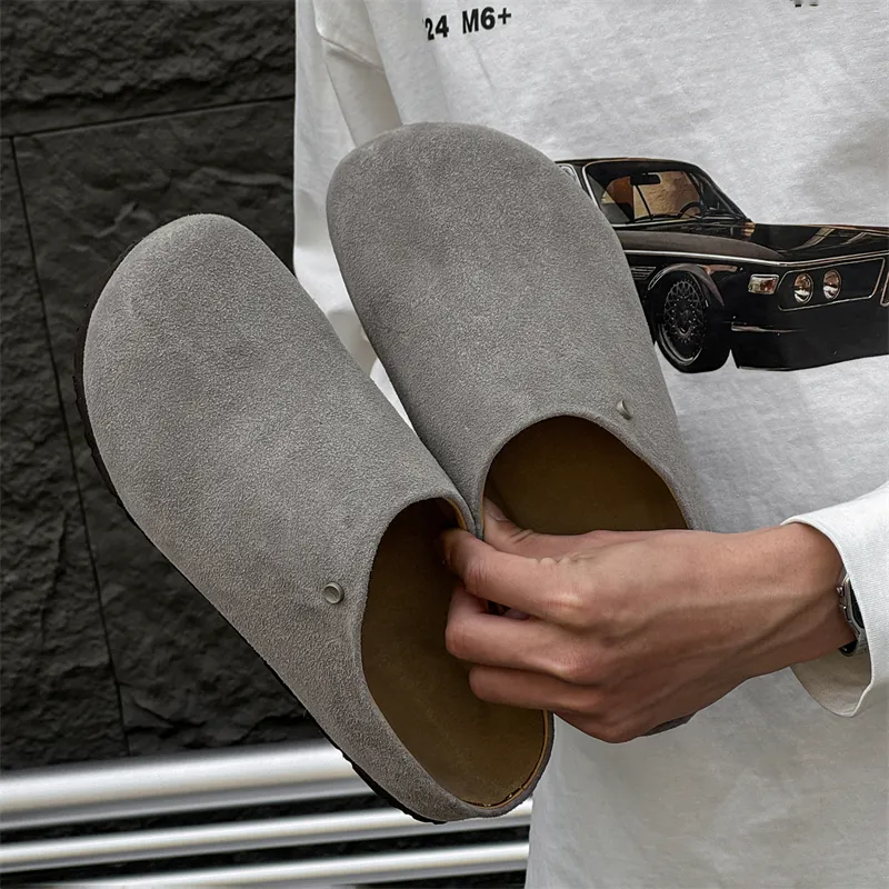 ΛOLUNKΛ Closed Toe Slippers Men's-14