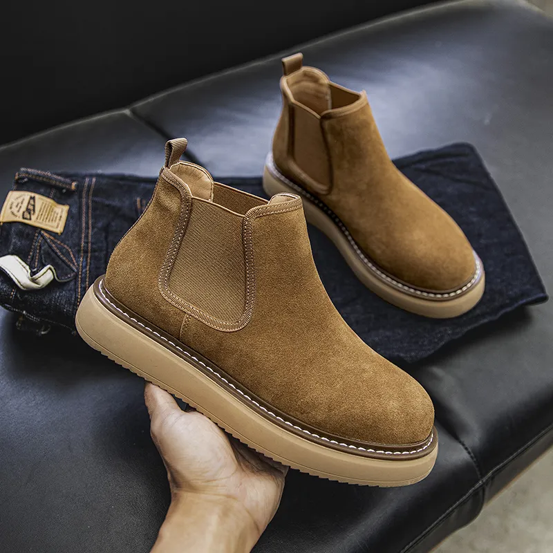 ΛOLUNKΛ Short Chelsea Boots Men's-2