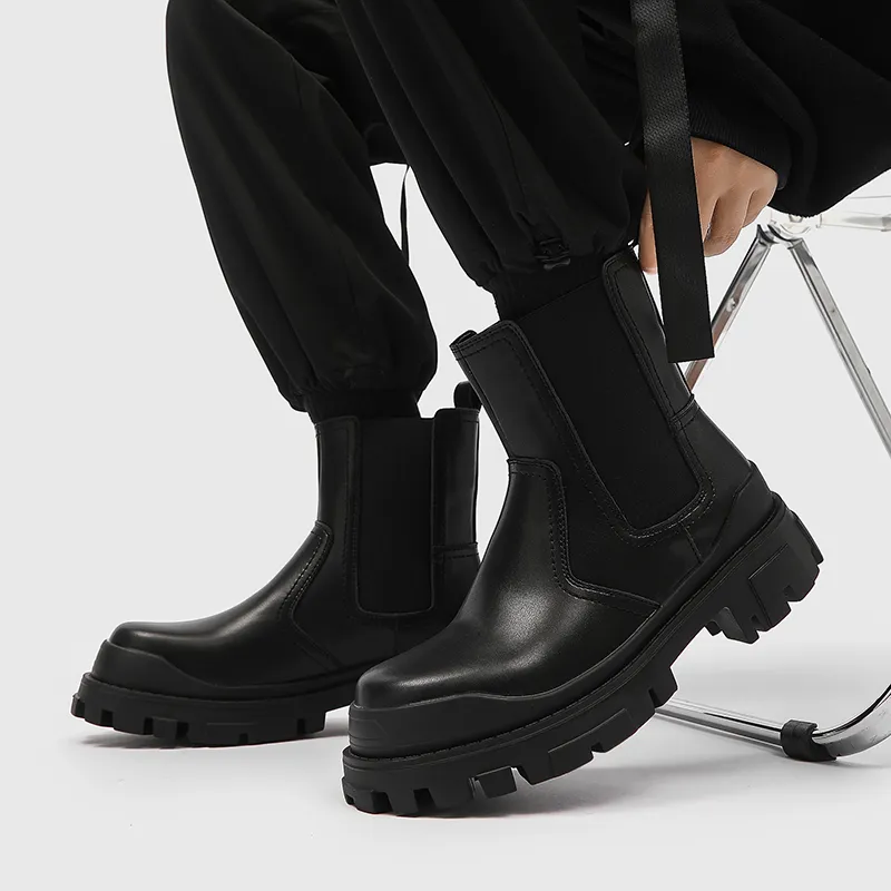 ΛOLUNKΛ Chelsea Boots Men's Black-2