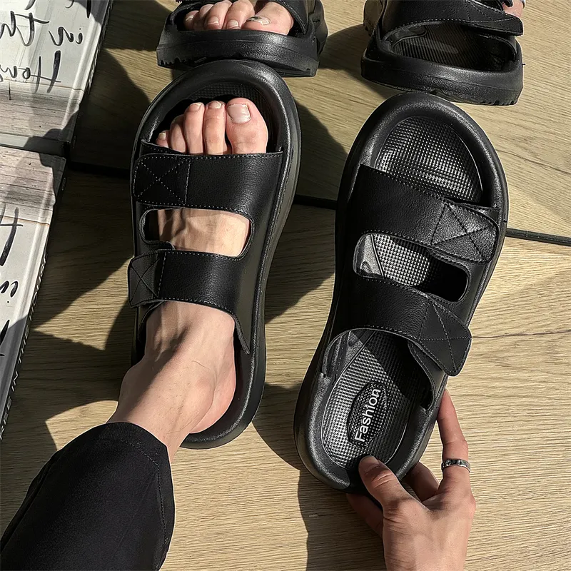ΛOLUNKΛ Slip Resistant Slide Slippers Men's-3