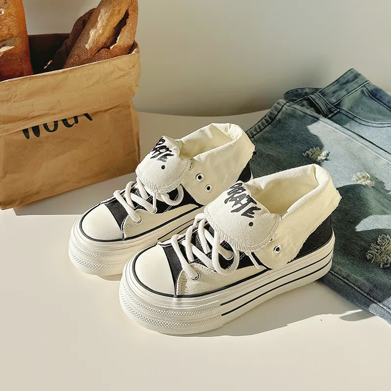 ΛOLUNKΛ High Top Canvas Shoes Women's-1