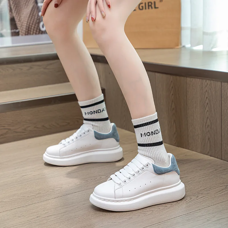 ΛOLUNKΛ Height Increasing Abrasion Resistant Breathable Slip Resistant Low Top Skateboard Shoes Unisex-16