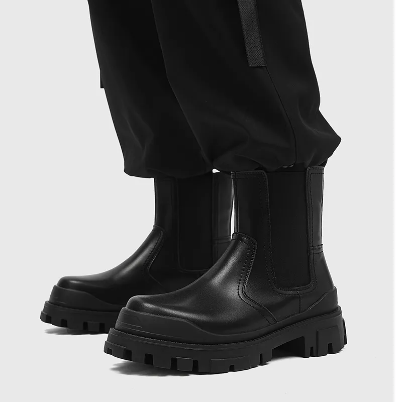 ΛOLUNKΛ Chelsea Boots Men's Black-4