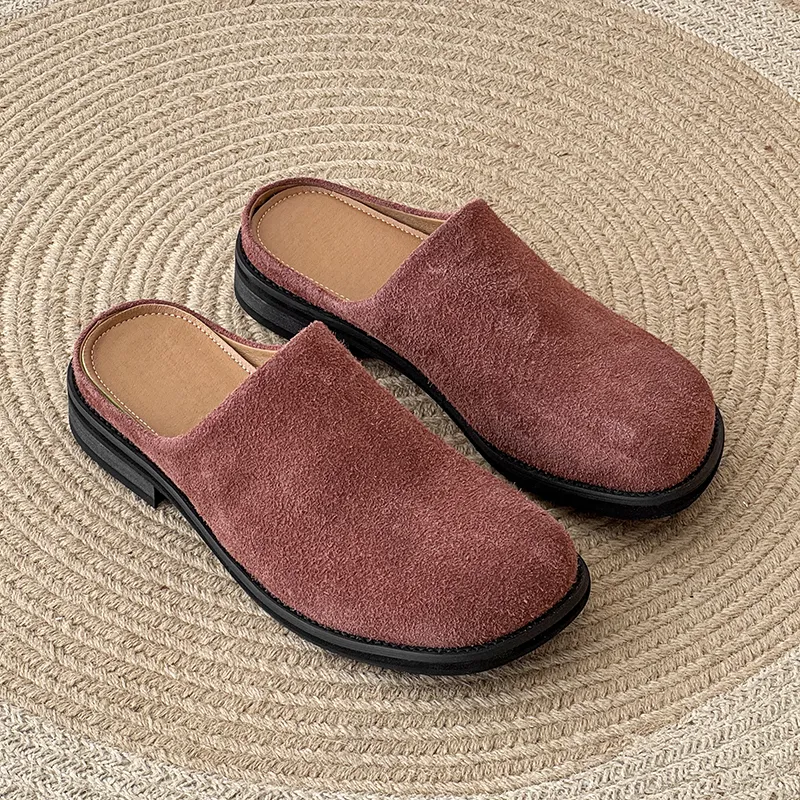 ΛOLUNKΛ Stitching Odor Resistant Slip Resistant Closed Toe Slippers Men's-27