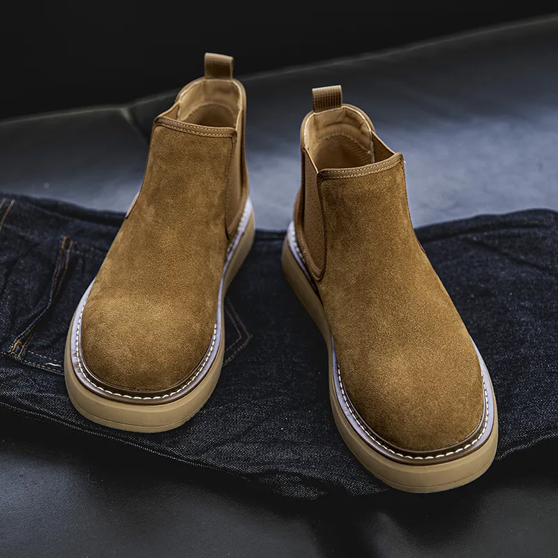 ΛOLUNKΛ Short Chelsea Boots Men's-1