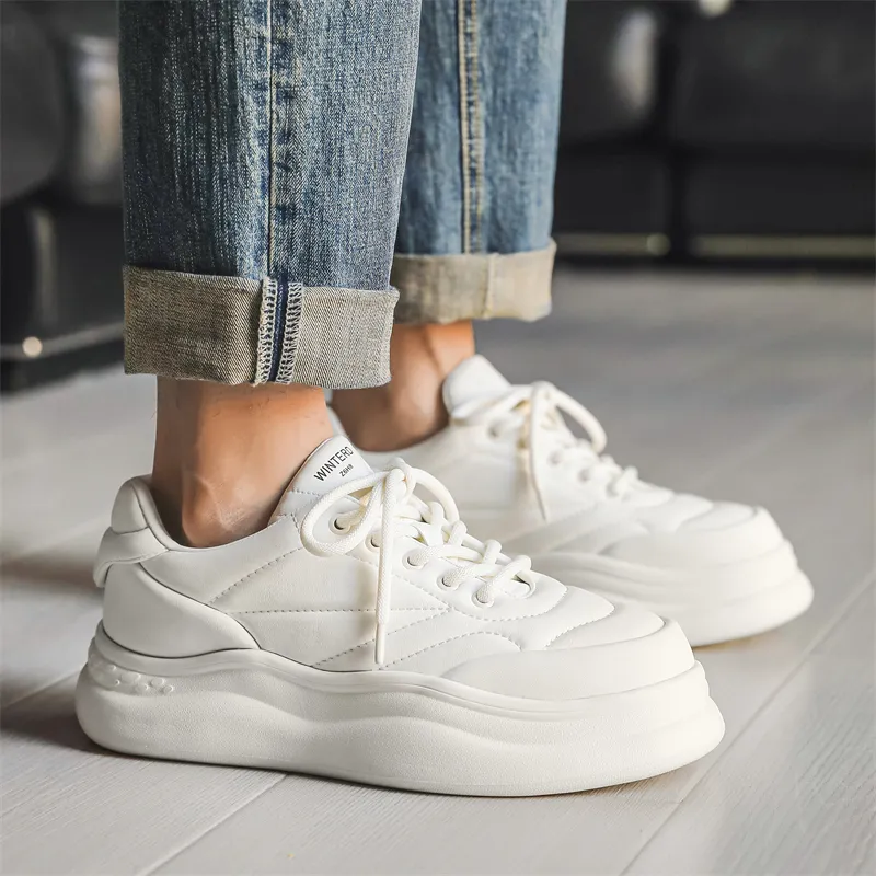 ΛOLUNKΛ Waterproof Cushioning Lightweight Low Top Skateboard Shoes Men's-5