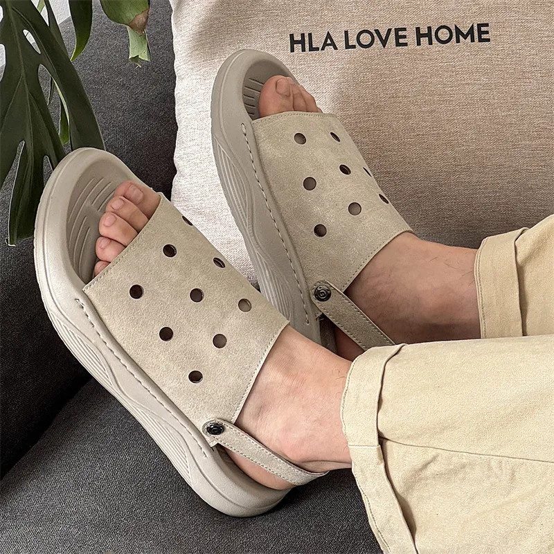 ΛOLUNKΛ Beach Sandals Men-3