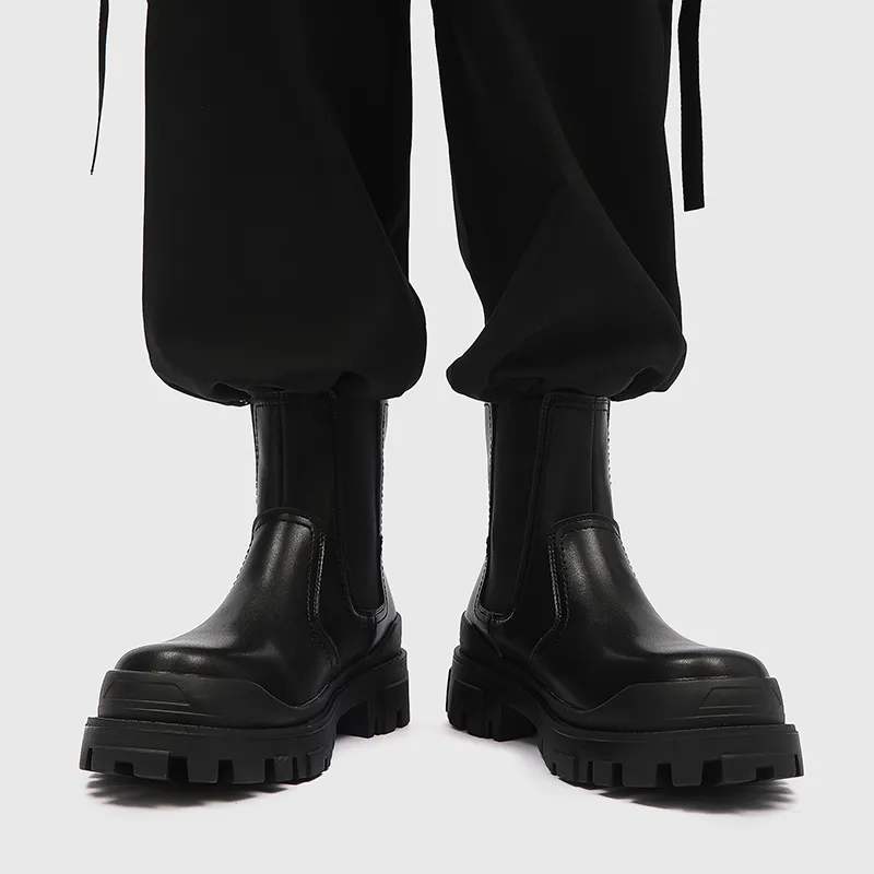 ΛOLUNKΛ Chelsea Boots Men's Black-5