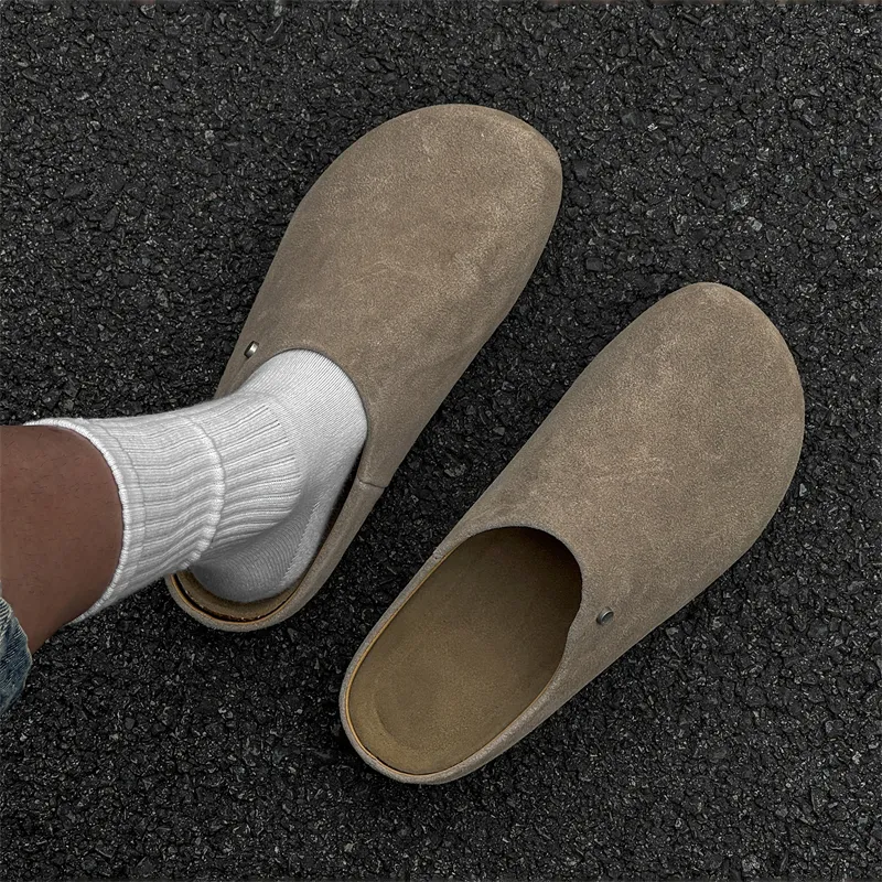 ΛOLUNKΛ Closed Toe Slippers Men's-27