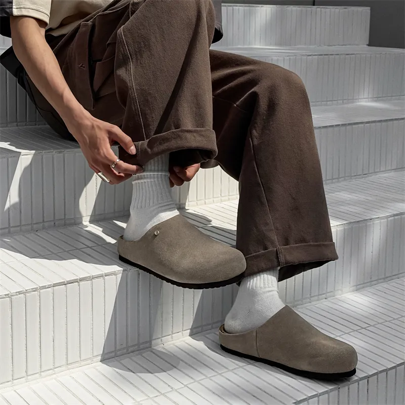 ΛOLUNKΛ Closed Toe Slippers Men's-23