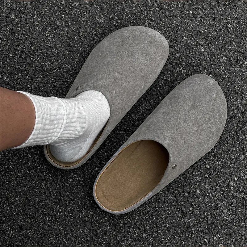 ΛOLUNKΛ Closed Toe Slippers Men's-15