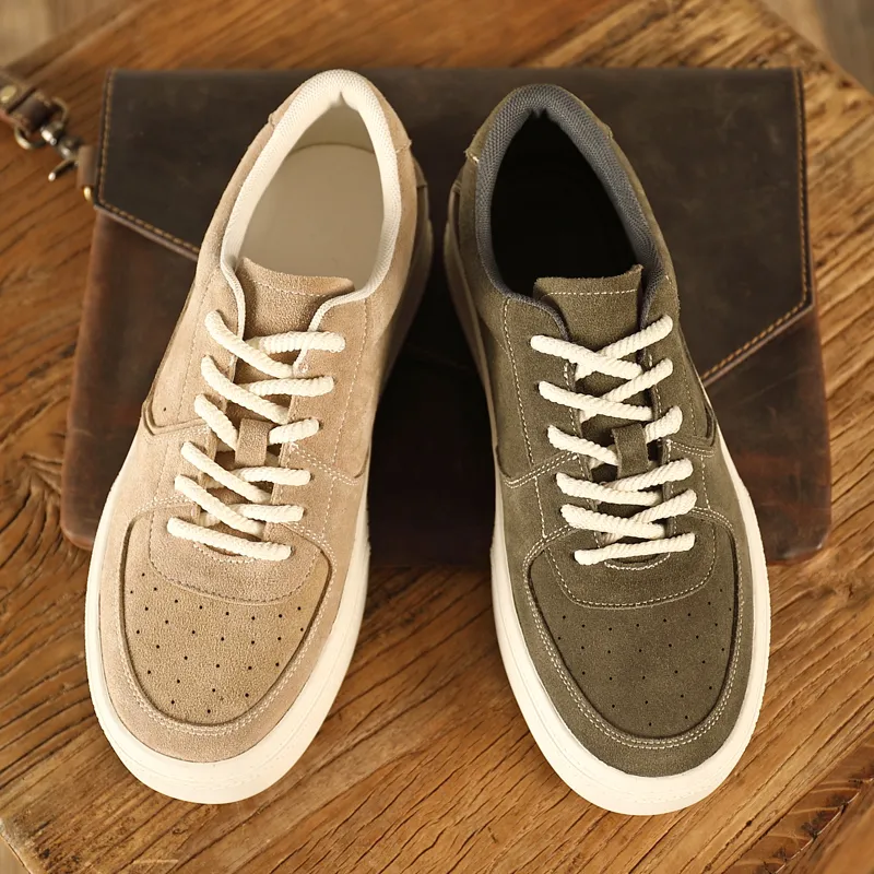 ΛOLUNKΛ Balanced Lightweight Low Top Skateboard Shoes Men's-7