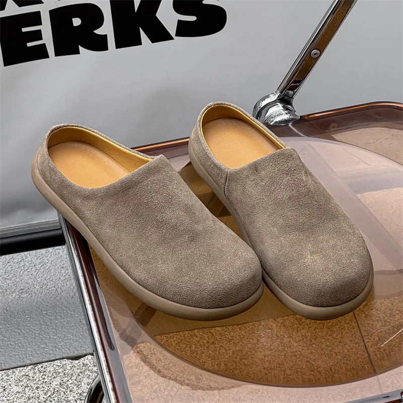 ΛOLUNKΛ Closed Toe Slippers Men's-12
