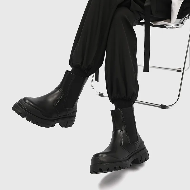 ΛOLUNKΛ Chelsea Boots Men's Black-3