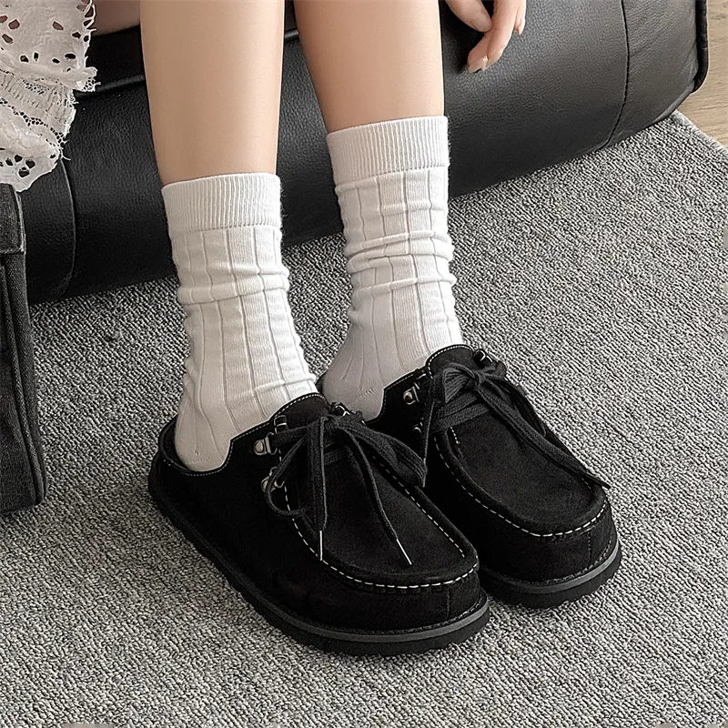 ΛOLUNKΛ Rubber Sole Abrasion Resistant Slip Resistant Closed Toe Slippers Unisex-1