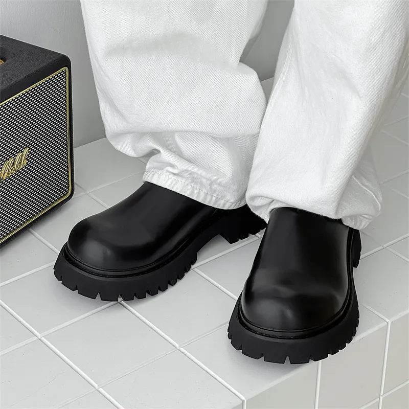 ΛOLUNKΛ Rubber Sole Stitching Abrasion Resistant Slip Resistant Closed Toe Slippers Men's-10