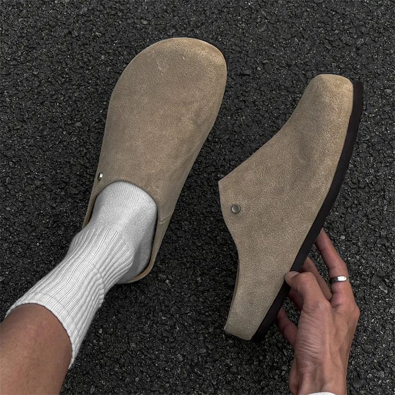 ΛOLUNKΛ Closed Toe Slippers Men's-28