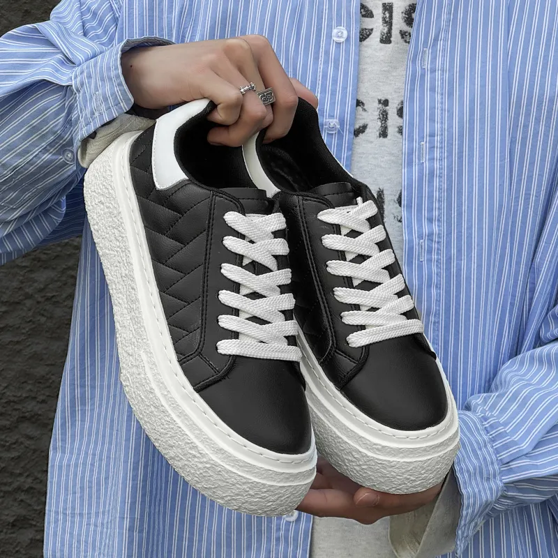 ΛOLUNKΛ Slip Resistant, Abrasion Resistant, Breathable Low Top Skateboard Shoes Men's-8