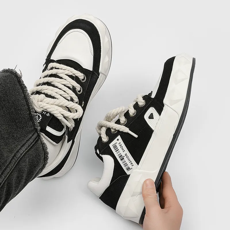ΛOLUNKΛ Low Top Skateboard Shoes Men's-2