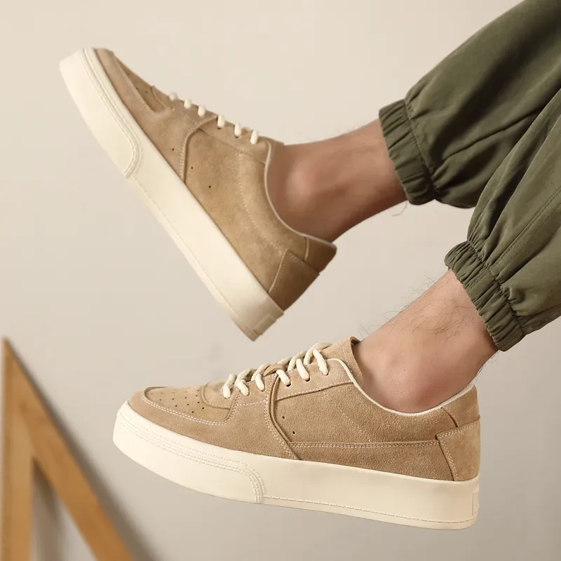 ΛOLUNKΛ Balanced Lightweight Low Top Skateboard Shoes Men's-1