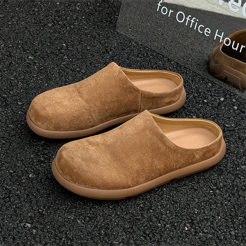 ΛOLUNKΛ Odor Resistant Abrasion Resistant Slip Resistant Closed Toe Slippers Unisex-2