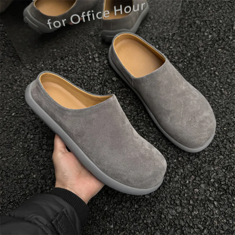 ΛOLUNKΛ Closed Toe Slippers Men's-19