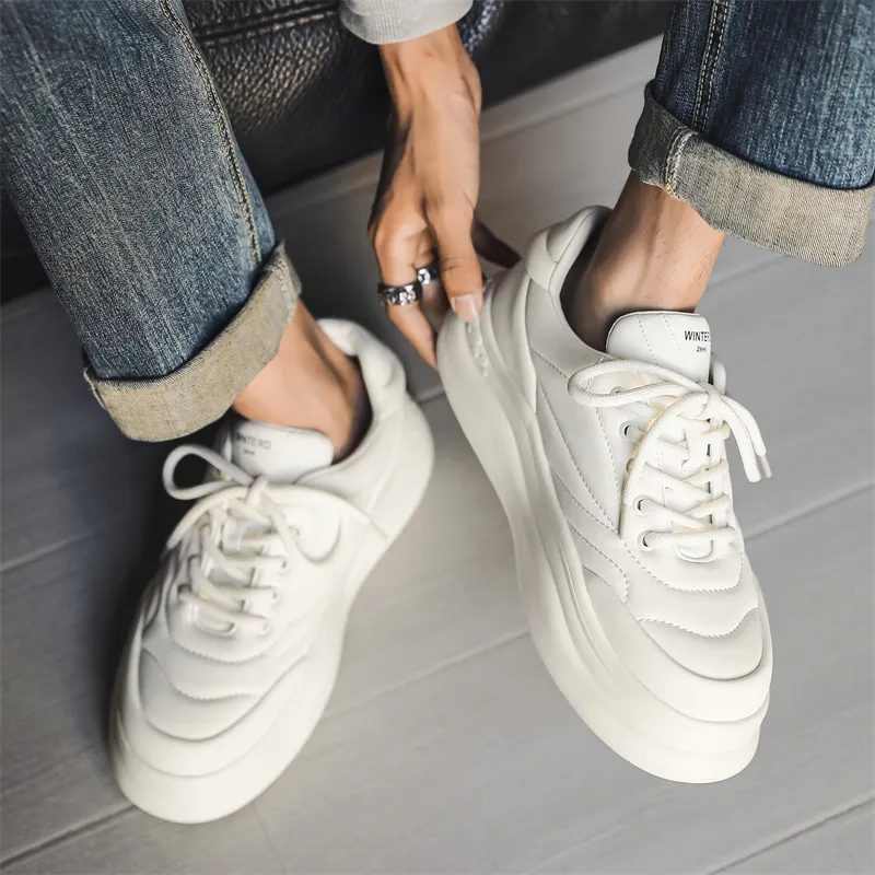 ΛOLUNKΛ Waterproof Cushioning Lightweight Low Top Skateboard Shoes Men's-7