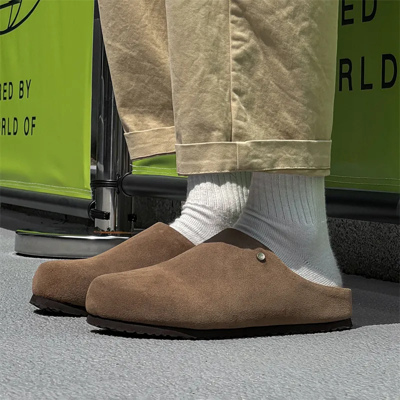 ΛOLUNKΛ Closed Toe Slippers Men's-11