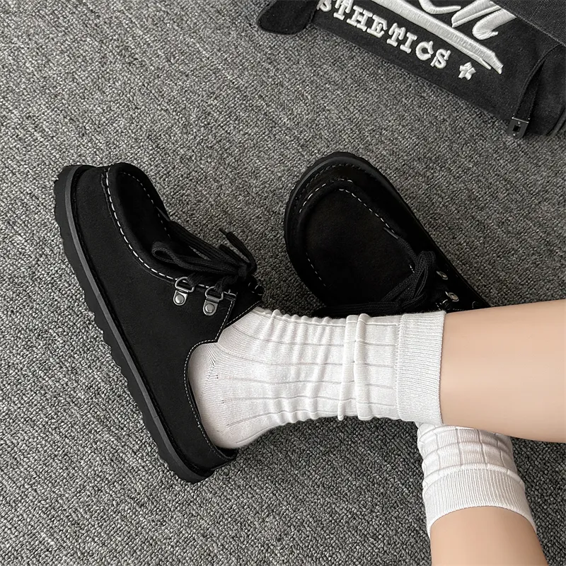 ΛOLUNKΛ Rubber Sole Abrasion Resistant Slip Resistant Closed Toe Slippers Unisex-2