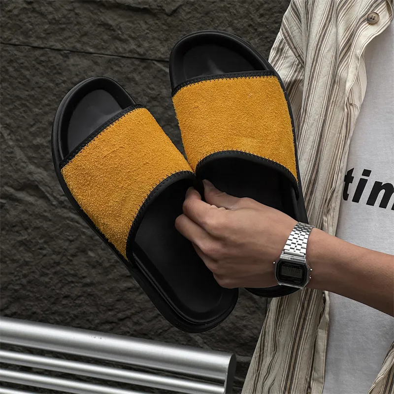 ΛOLUNKΛ Slip Resistant Slide Slippers Men's-9