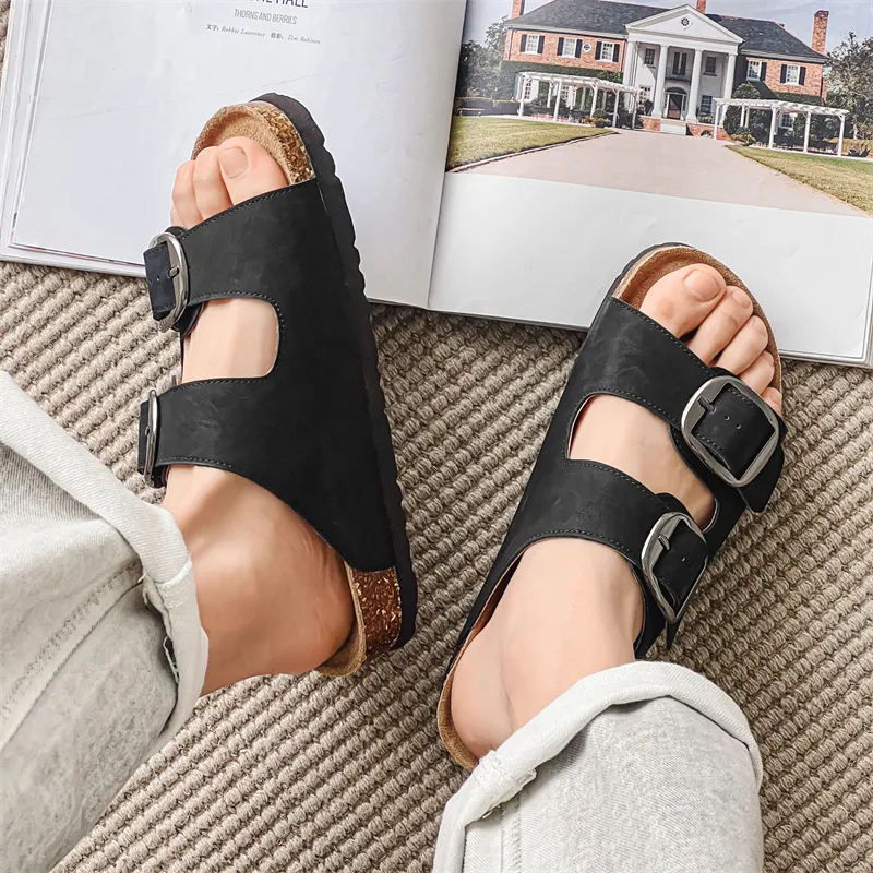 ΛOLUNKΛ Quick Dry And Abrasion Resistant Slide Slippers Unisex-10
