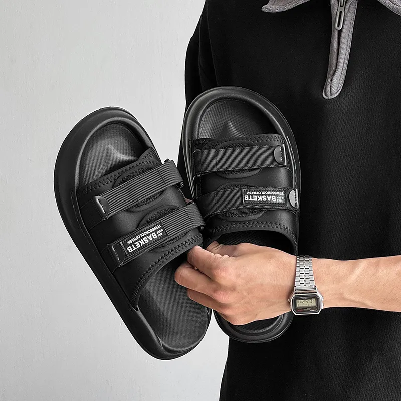 ΛOLUNKΛ Abrasion Resistant Slide Slippers Men's-2
