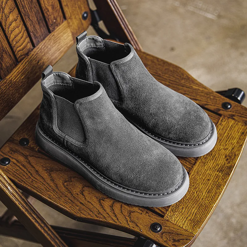 ΛOLUNKΛ Short Chelsea Boots Men's-6