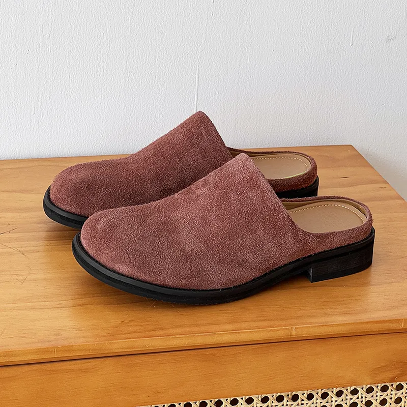 ΛOLUNKΛ Stitching Odor Resistant Slip Resistant Closed Toe Slippers Men's-26