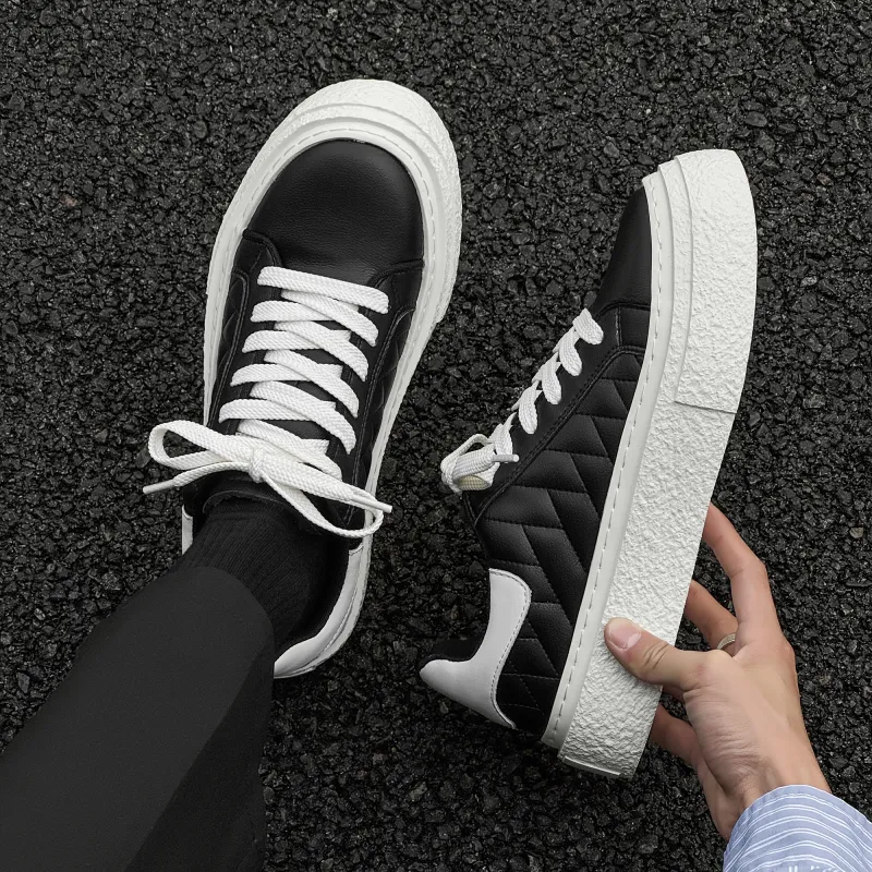 ΛOLUNKΛ Slip Resistant, Abrasion Resistant, Breathable Low Top Skateboard Shoes Men's-10