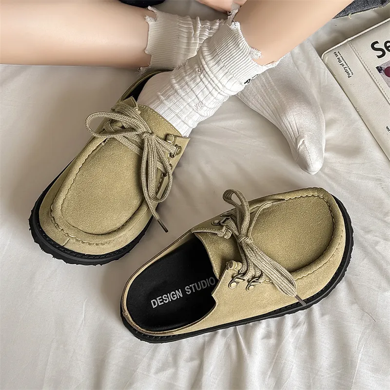 ΛOLUNKΛ Rubber Sole Abrasion Resistant Slip Resistant Closed Toe Slippers Unisex-12
