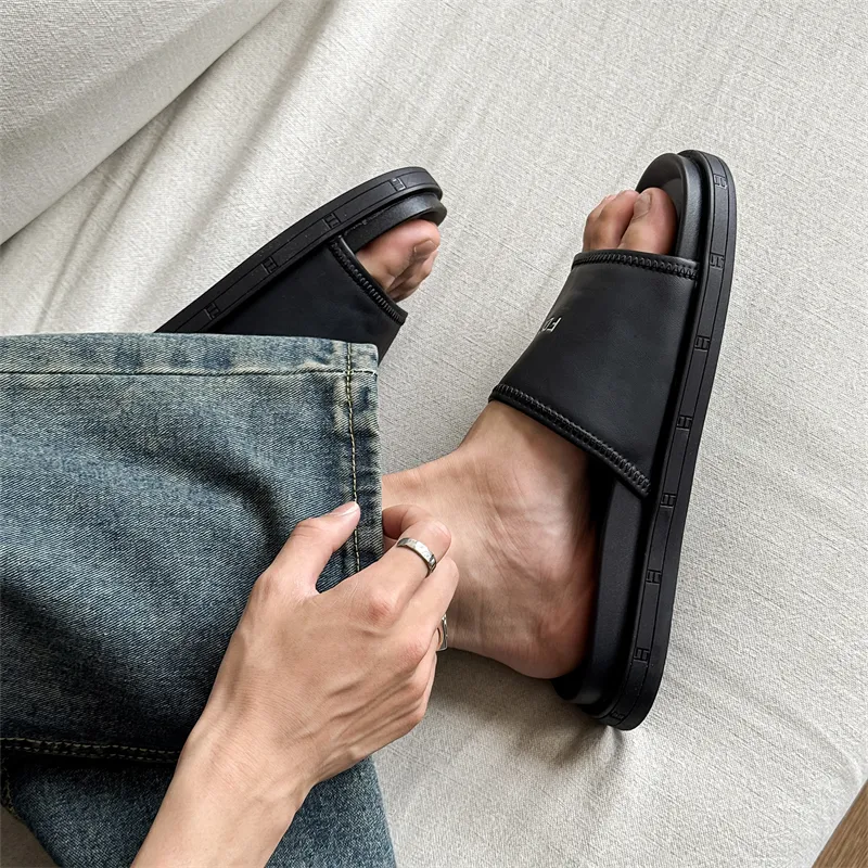 Ignition Slip Resistant Abrasion Resistant Slide Slippers Men's-12