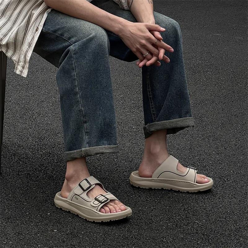 Ignition Slip Resistant Slide Slippers Men's-4