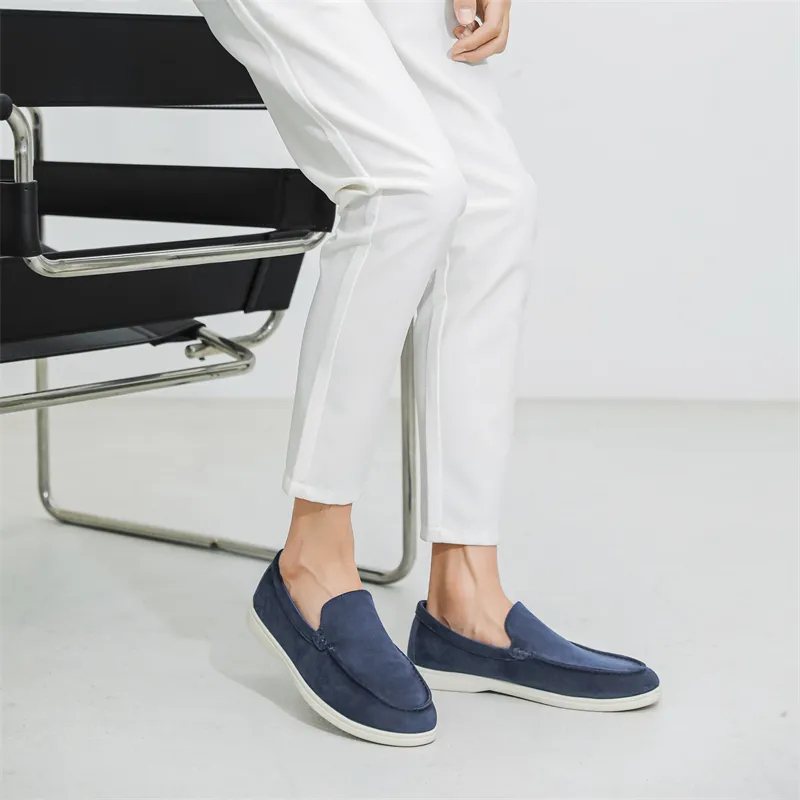 Ignition Loafers Low Heel 1 3cm Men's-11