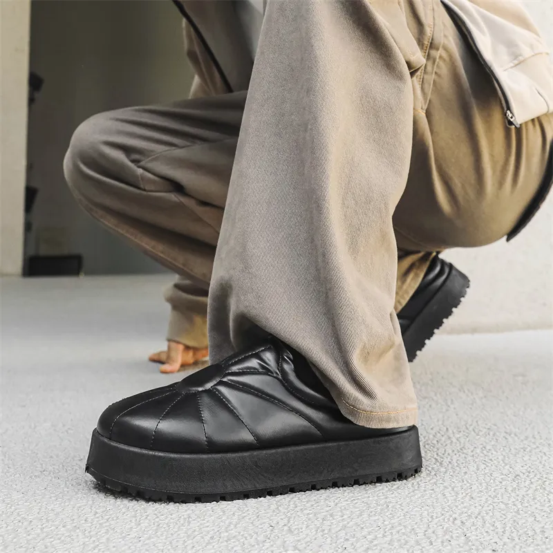 Ignition Rubber Sole Abrasion Resistant Slip Resistant Closed Toe Slippers Men's-13