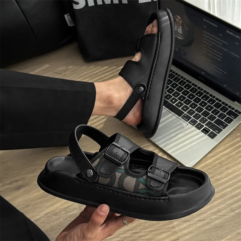 Ignition Beach Sandals Men's Black-3