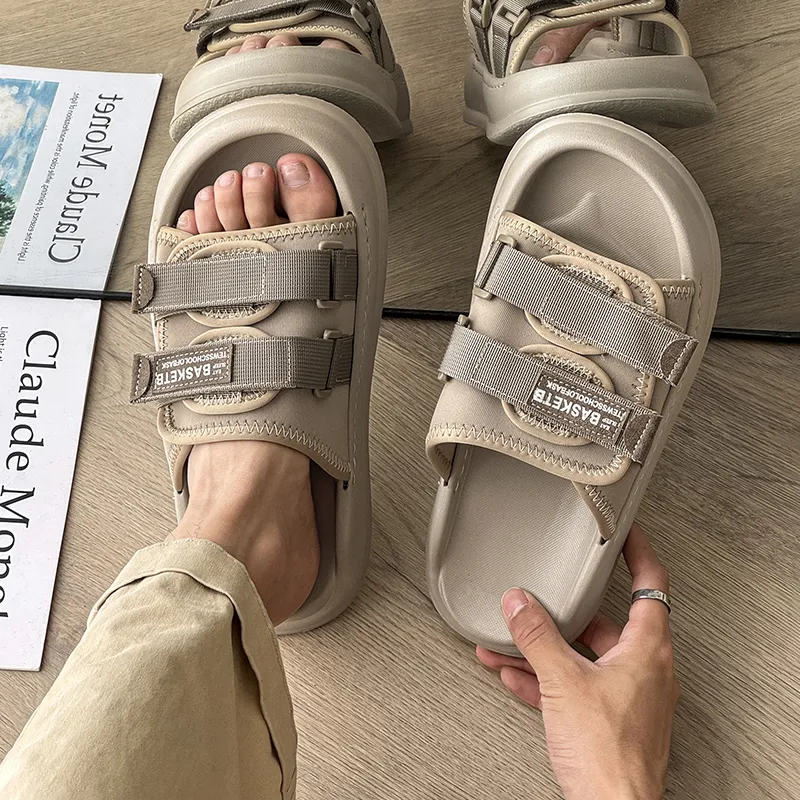 Ignition Slide Slippers Men Khaki-3