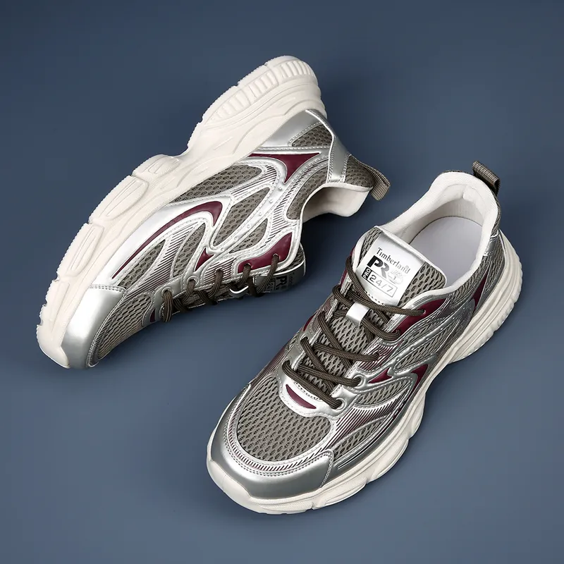 Ignition Anti Slip Wear Resistant Low Top Chunky Sneakers-1