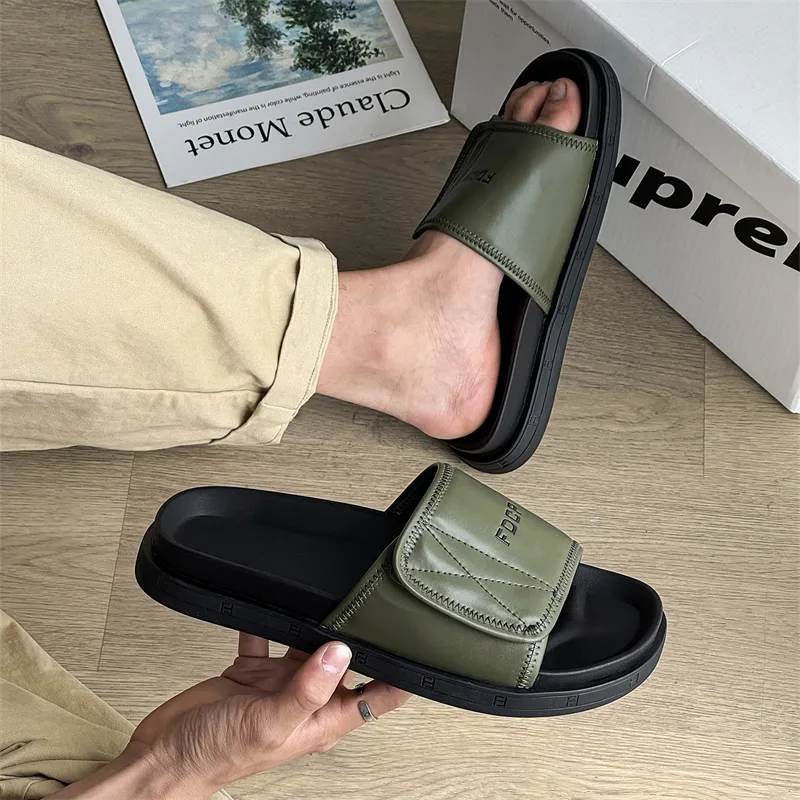 Ignition Slip Resistant Abrasion Resistant Slide Slippers Men's-17