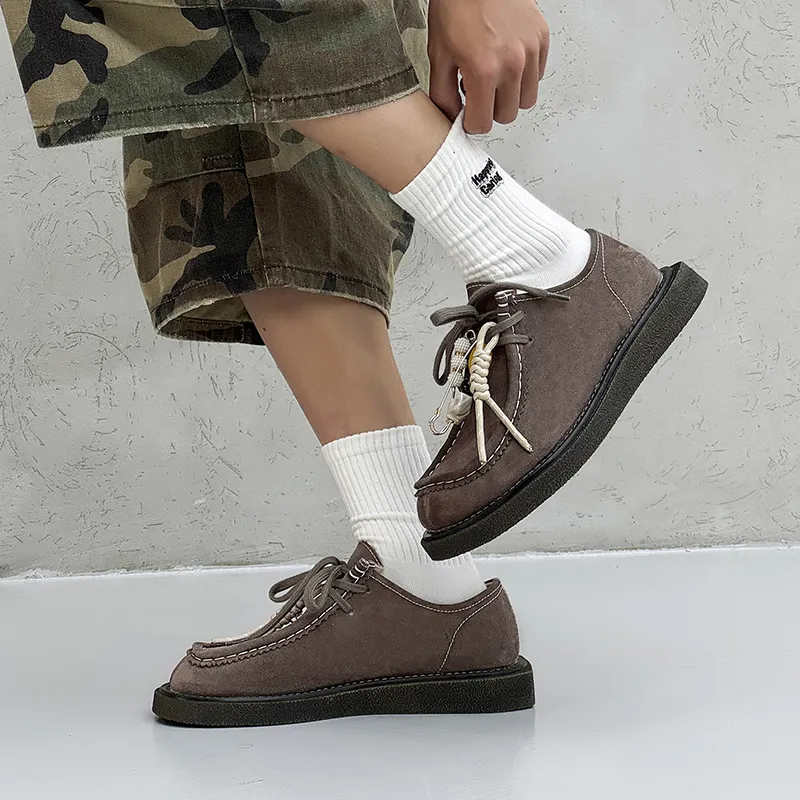 Ignition Low Top Casual Shoes Unisex Brown-4