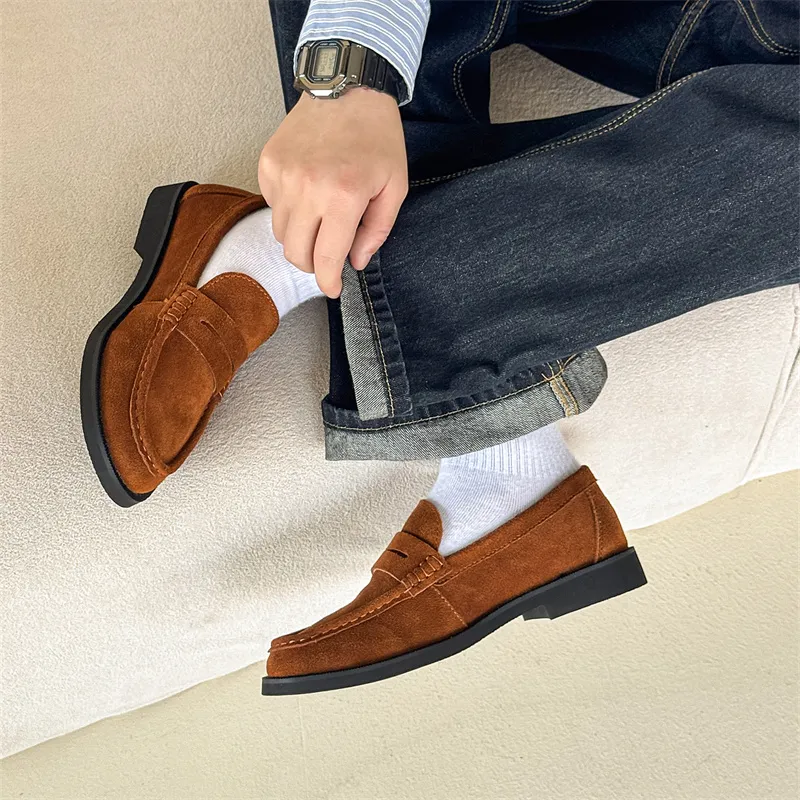 Ignition Loafers Men Apricot/Beige/Brown-20