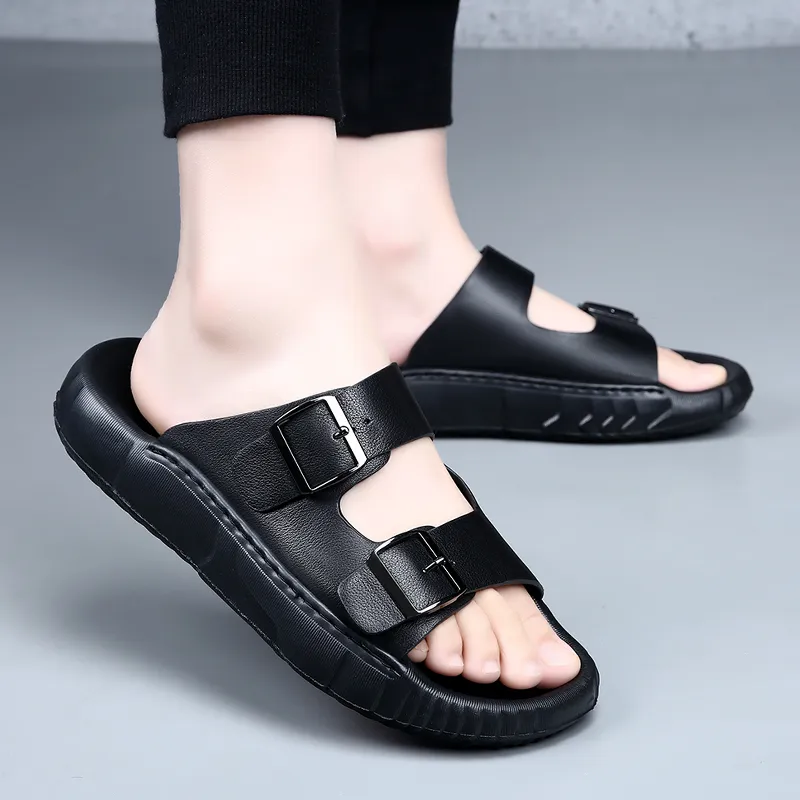 Ignition Stitching Slip Resistant Abrasion Resistant Slide Slippers Men's-9